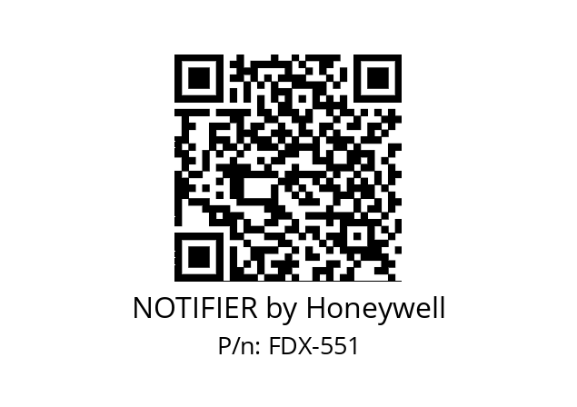   NOTIFIER by Honeywell FDX-551