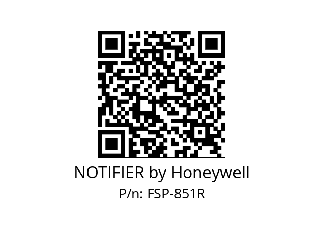   NOTIFIER by Honeywell FSP-851R