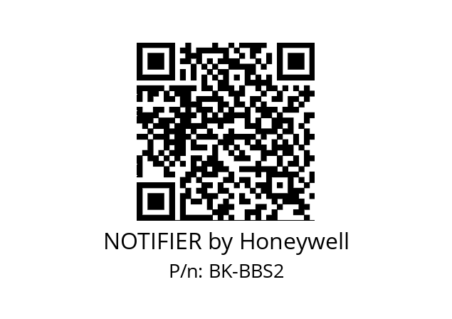   NOTIFIER by Honeywell BK-BBS2