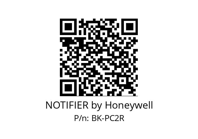   NOTIFIER by Honeywell BK-PC2R