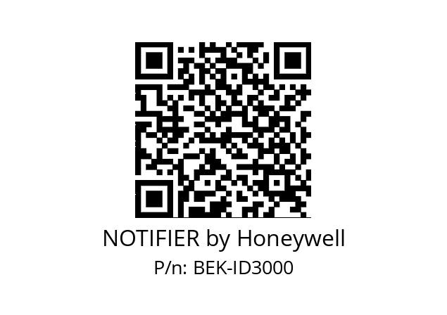   NOTIFIER by Honeywell BEK-ID3000