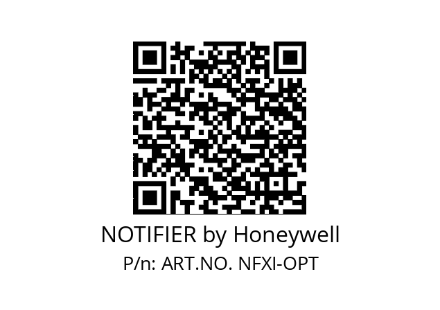   NOTIFIER by Honeywell ART.NO. NFXI-OPT