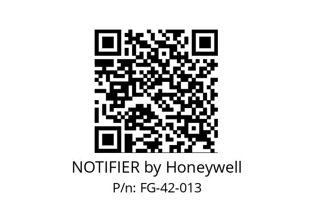   NOTIFIER by Honeywell FG-42-013