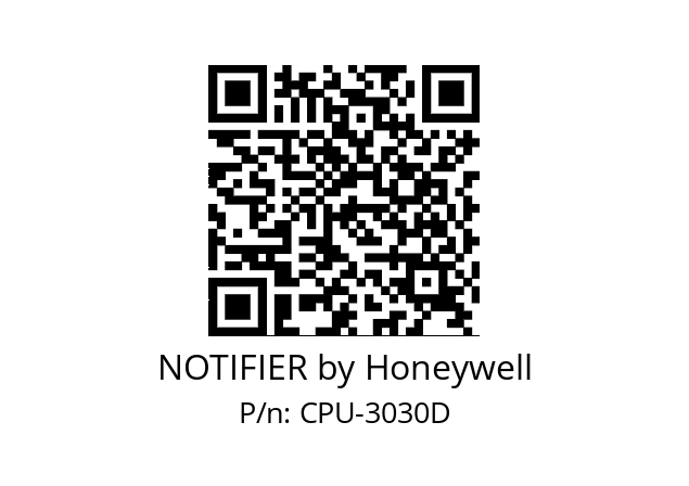   NOTIFIER by Honeywell CPU-3030D