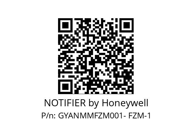   NOTIFIER by Honeywell GYANMMFZM001- FZM-1