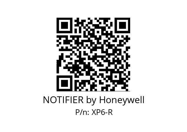   NOTIFIER by Honeywell XP6-R