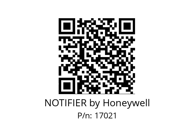   NOTIFIER by Honeywell 17021