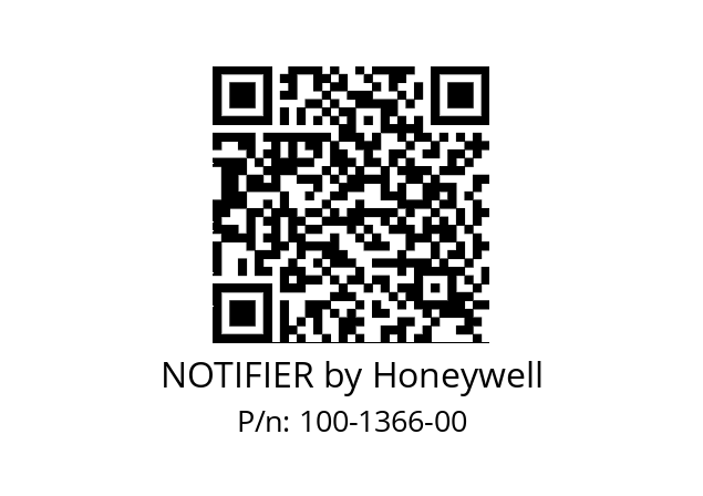   NOTIFIER by Honeywell 100-1366-00