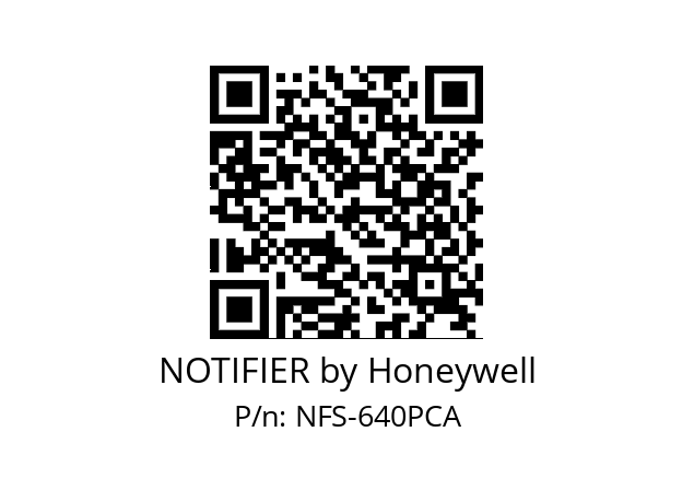   NOTIFIER by Honeywell NFS-640PCA