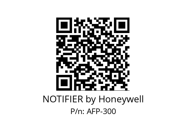   NOTIFIER by Honeywell AFP-300