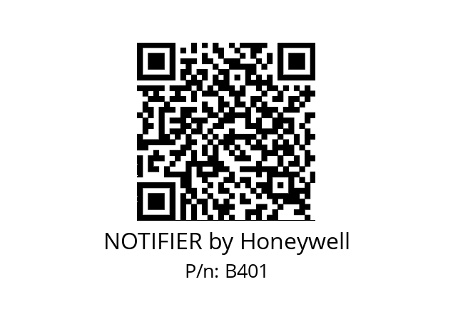   NOTIFIER by Honeywell B401