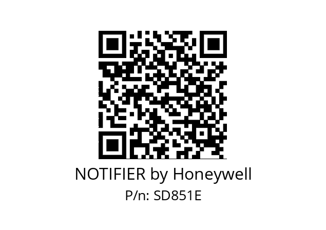   NOTIFIER by Honeywell SD851E