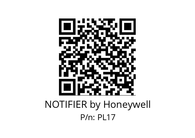   NOTIFIER by Honeywell PL17