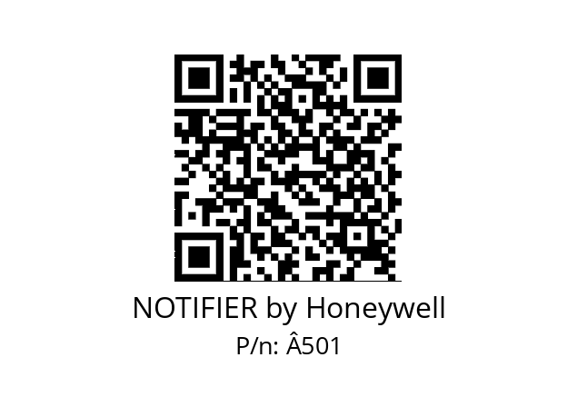   NOTIFIER by Honeywell Â501