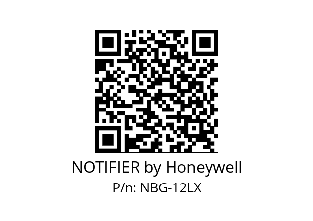   NOTIFIER by Honeywell NBG-12LX