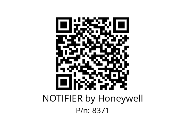   NOTIFIER by Honeywell 8371