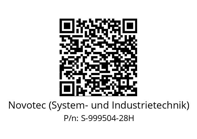   Novotec (System- und Industrietechnik) S-999504-28H