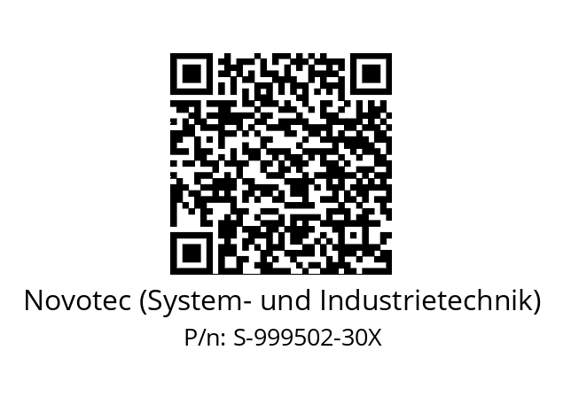   Novotec (System- und Industrietechnik) S-999502-30X