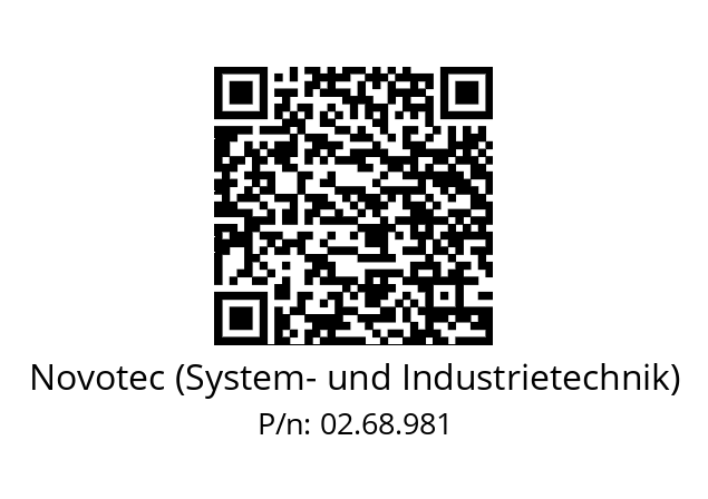   Novotec (System- und Industrietechnik) 02.68.981