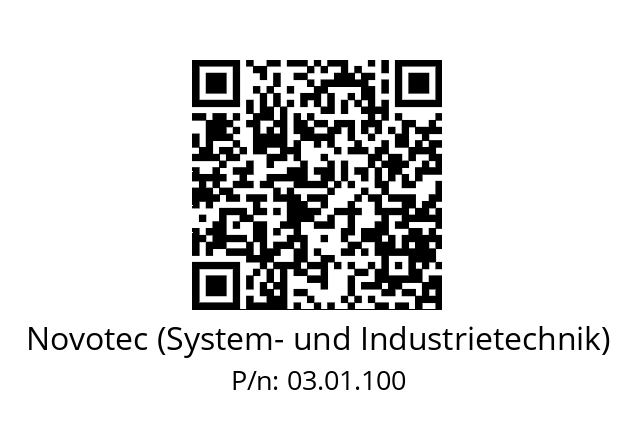   Novotec (System- und Industrietechnik) 03.01.100