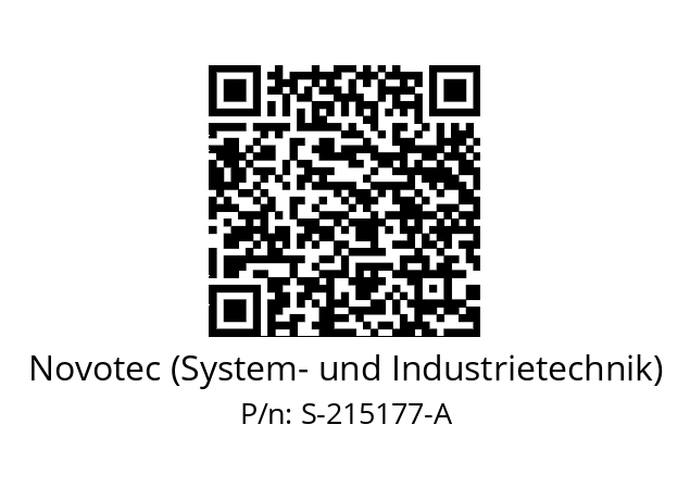   Novotec (System- und Industrietechnik) S-215177-A