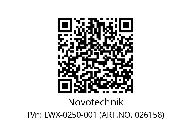   Novotechnik LWX-0250-001 (ART.NO. 026158)