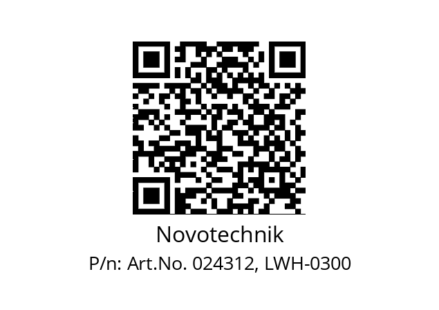   Novotechnik Art.No. 024312, LWH-0300