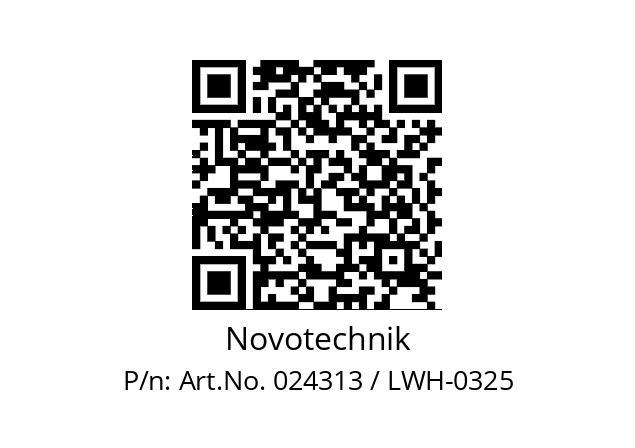   Novotechnik Art.No. 024313 / LWH-0325