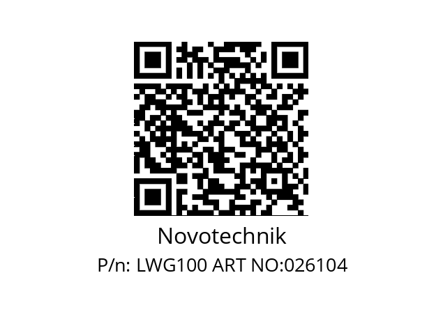   Novotechnik LWG100 ART NO:026104