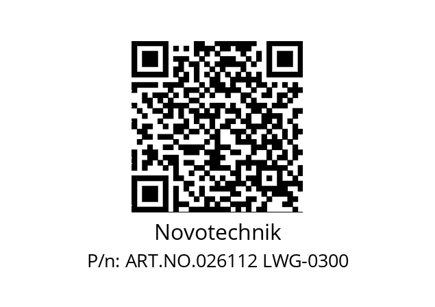   Novotechnik ART.NO.026112 LWG-0300