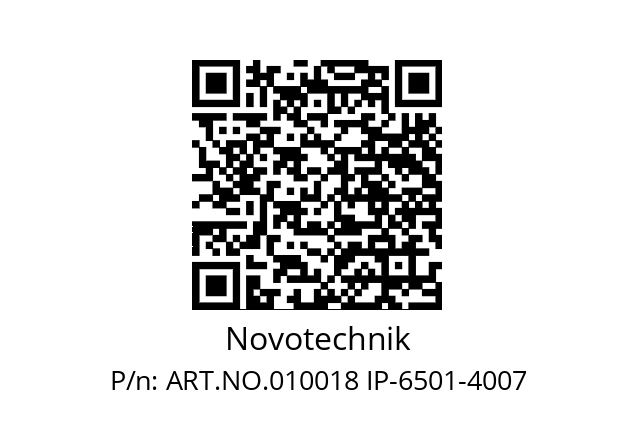   Novotechnik ART.NO.010018 IP-6501-4007