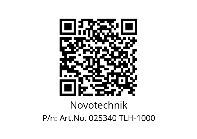   Novotechnik Art.No. 025340 TLH-1000