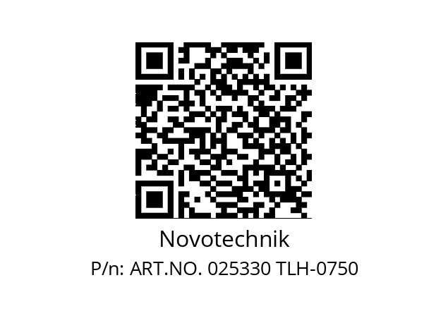   Novotechnik ART.NO. 025330 TLH-0750