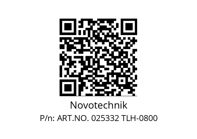   Novotechnik ART.NO. 025332 TLH-0800