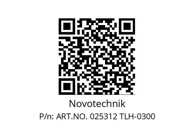   Novotechnik ART.NO. 025312 TLH-0300