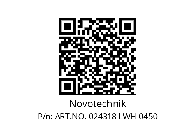   Novotechnik ART.NO. 024318 LWH-0450