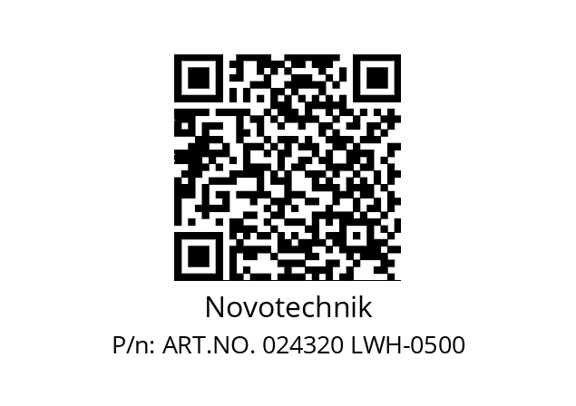   Novotechnik ART.NO. 024320 LWH-0500