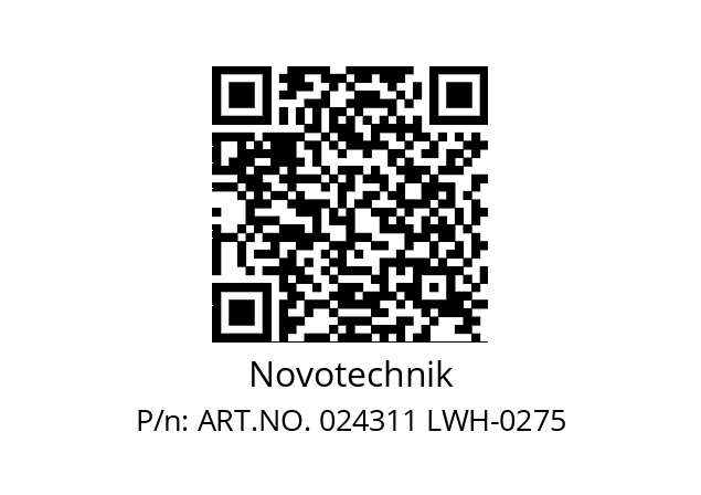   Novotechnik ART.NO. 024311 LWH-0275