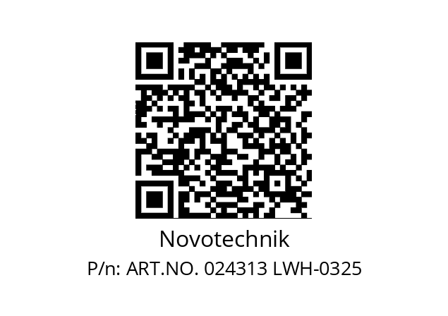   Novotechnik ART.NO. 024313 LWH-0325