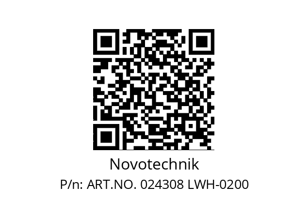   Novotechnik ART.NO. 024308 LWH-0200