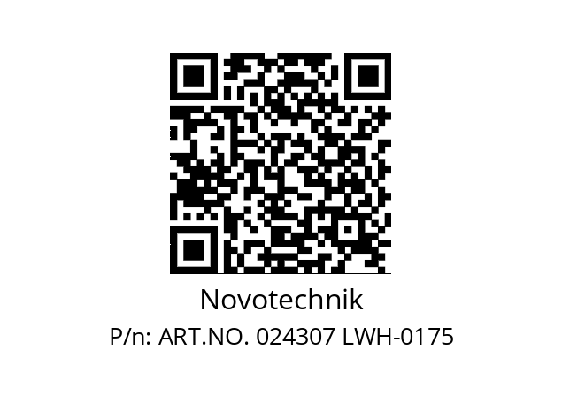   Novotechnik ART.NO. 024307 LWH-0175