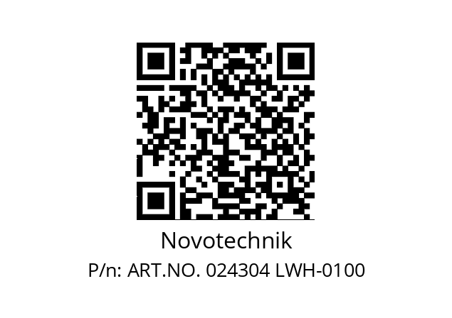   Novotechnik ART.NO. 024304 LWH-0100