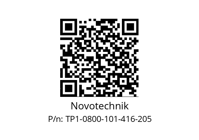   Novotechnik TP1-0800-101-416-205