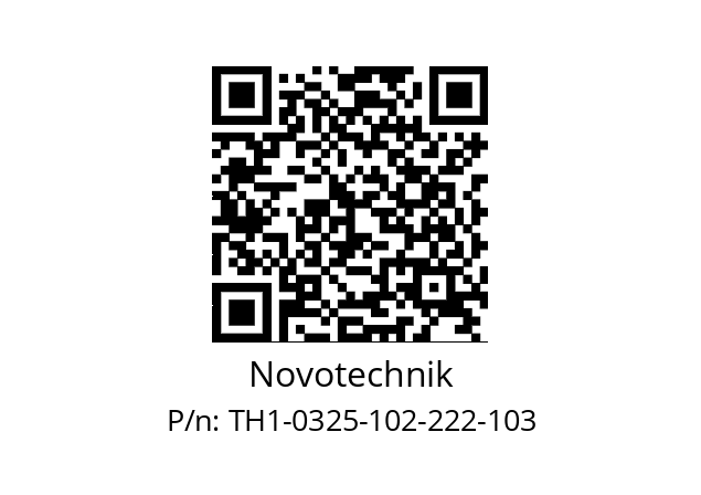   Novotechnik TH1-0325-102-222-103