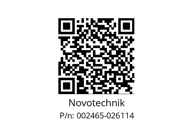   Novotechnik 002465-026114