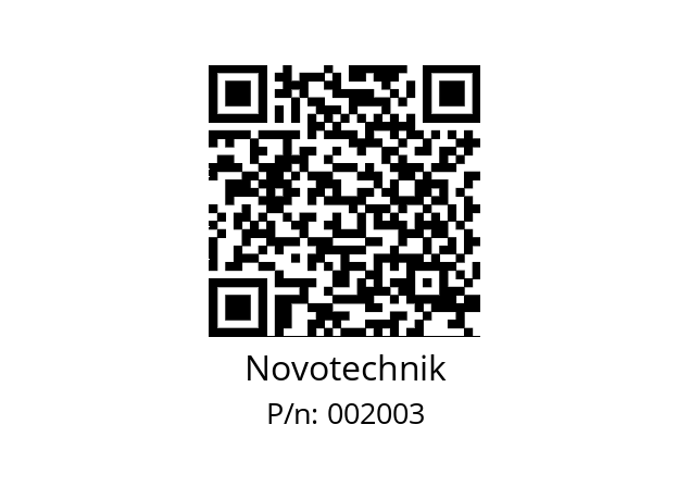   Novotechnik 002003