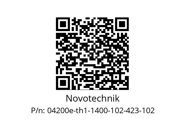   Novotechnik 04200e-th1-1400-102-423-102