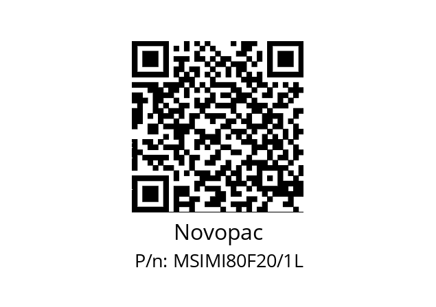   Novopac MSIMI80F20/1L