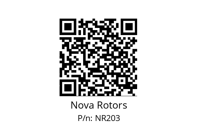   Nova Rotors NR203