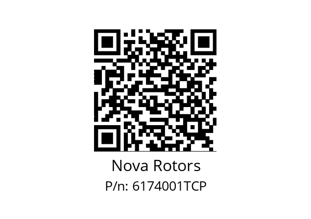   Nova Rotors 6174001TCP